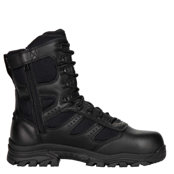 mens thorogood 8" side zip safety toe boot