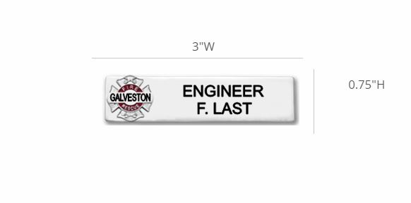 firefighter name plate (copy)