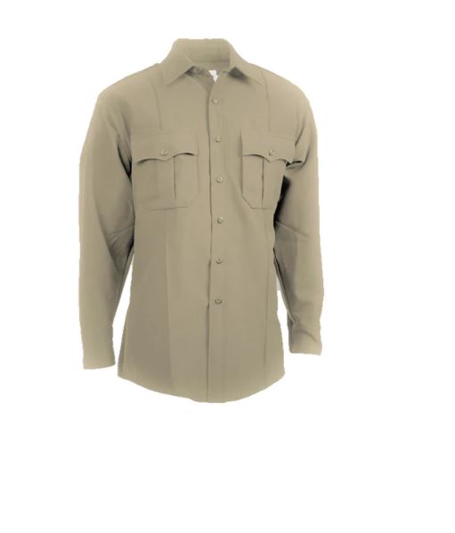 textrop2 zippered long sleeve polyester shirt