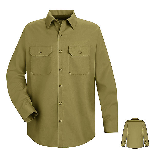 long sleeve utility uniform shirt st52